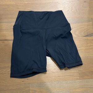 Women's Black High-Waisted Shorts